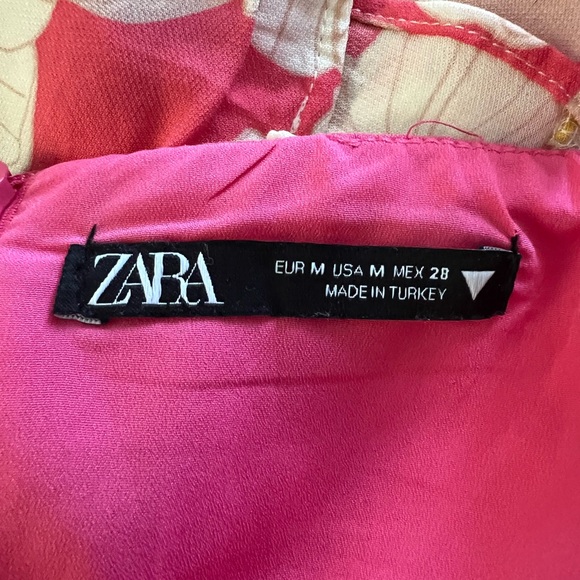 Zara Linen Blend Dress size MED - Picture 4 of 6